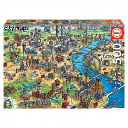 Puzzle Mapa Londres City...