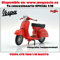 VESPA GTR 1968 1:18 MAISTO