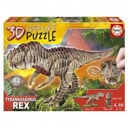 Puzzle 3D Creature T-Rex...