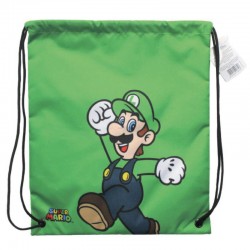 Saco Luigi Super Mario Bros...