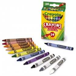 Blister 24 Ceras Crayola 