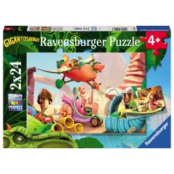 Puzzle Gigantosaurous 2x24pzs 